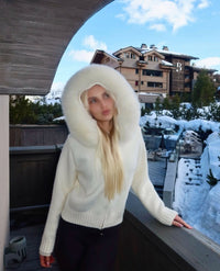 KNITTED FUR JACKET