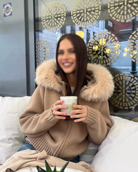 KNITTED FUR JACKET