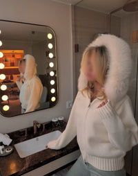 KNITTED FUR JACKET