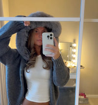 KNITTED FUR JACKET