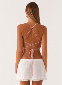 Nora | Zomerse Sequin Cami Top