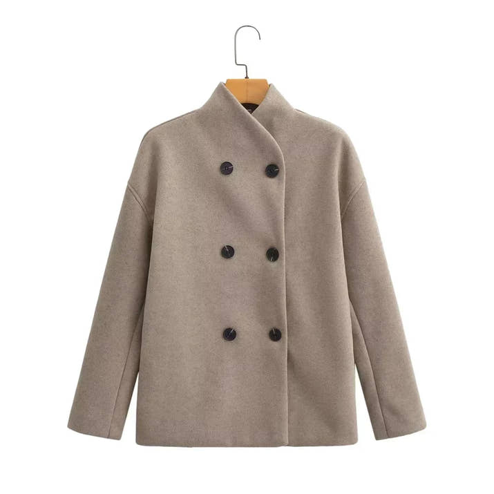 Trendy Dubbelknop Jacket