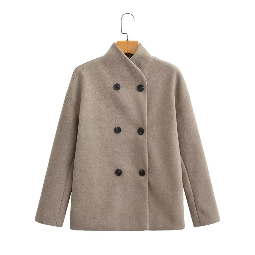 Trendy Dubbelknop Jacket
