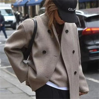 Trendy Dubbelknop Jacket